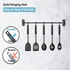 Silicone Spatula and Cooking Spoon, 5 Pack Non-Stick Cooking Utensils - Image 6