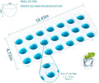 Ice Cube Trays Easy Release-Odor free, Spill Resistant Lid Included, 2 Pack - Image 2