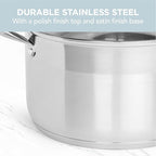 Alpha Living SP-08G Stainless Steel Pot - Image 6