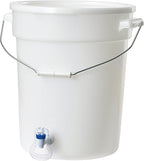 Beverage Dispenser White BPA Free Polypropylene 6 Gallon - Image 2