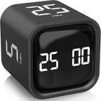 Rotating Pomodoro Timer 5, 10 50 Minutes Preset, Desk Productivity Flip Timer by OORAII