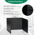 Large 3 Sided Splatter Guard for Frying Stove Top, Oil Splash Guard Cooking for - Image 3