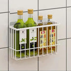 2 Piece Kitchen Cabinet Door Storage Box, Self Adhesive Wall Mounted Storage - Image 5