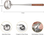 FJNATINH Soup Ladle, Metal Ladle Stainless Steel - Image 2
