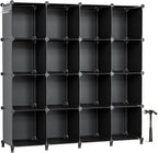 Neprock 16 Cubby Storage Organizer, Closet Clothes Storage Organizer, Cube by Neprock