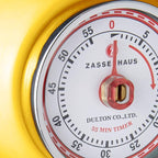 Zassenhaus Magnetic Retro Kitchen Timer, Classic Mechanical Cooking Timer - Image 3