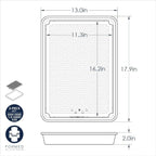Nordic Ware Naturals High Sided Half Sheet Pan - Image 5