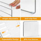 JUPELI Foil and Plastic Wrap Organizer, Expandable Kitchen Pantry Storage - Image 4