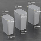 N. NETDOT Bathroom Trash Can - Image 6