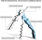 HYZ 2-Pack Wine Opener Waiter Corkscrew, Professional Wine Key - Image 2