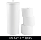 iDesign Freestanding Bathroom Toilet Paper Storage Holder - Image 4