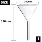 Glass Funnel Set, 50mm & 40mm Diameter - Image 2