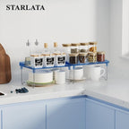 STARLATTA Acrylic Cabinet Organizer Shelf, Spice Rack, Countertop Organizers - Image 2