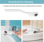 8 Pcs Dish Brush Bottle Bathroom Scrub Brushes Kitchen Cleaning Brush Right - Image 5