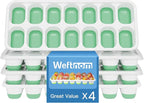 Ice Cube Tray, Ice Cube Trays for Freezer 4 Pack by WEFTNOM