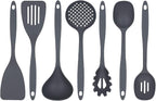 Glad Cooking Kitchen Utensils Set – 7 Pieces, Nylon Tools by GladTrashFoodStorage