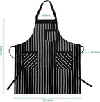 NLUS 2 Pack Kitchen Cooking Aprons, Adjustable Bib Soft Chef Apron - Image 5