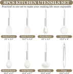 TeamFar Kitchen Utensils, for Nonstick Cookware Cooking Stirring Turning - Image 2