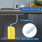 Husfunov Soap Dispenser for Kitchen Sink, Built in Sink Soap Dispenser - Image 3