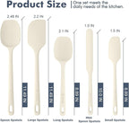 ChefAide 5 Pieces Silicone Spatula Set, Food Grade Rubber Spatula, Upgrade - Image 2