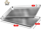 Eatex Aluminum Baking Sheet Set, 2 Pack Cookie Sheet Set, 21” x 15” Large - Image 2