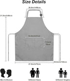 15 Pcs Adult Aprons Bulk with Pockets Adjustable Bib Chef Apron - Image 5