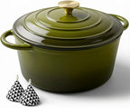 Miereirl 6 Quart Enameled Dutch Oven Pot by Miereirl