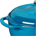 Lodge 4.5 Quart Enameled Cast Iron Dutch Oven - Image 5