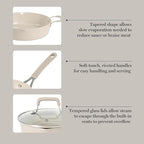 Martha Stewart Heathland Premium Nonstick PFA Free Ceramic Interior 10-Piece - Image 5