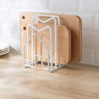 SUNFICON Cutting Board Rack Chopping Board Organizer Pot Pan Lids Holder Thin by SUNFICON