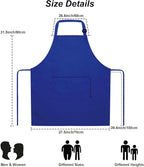15 Pcs Adult Aprons Bulk with Pockets Adjustable Bib Chef Apron - Image 5