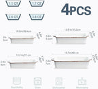 ONEMORE Casserole Dishes for Oven, Ceramic Baking Dish Set of 4, Non-Stick - Image 2