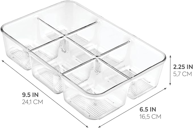 iDesign Clear Tea Bag & Sugar Packet Organizer - Image 2