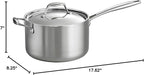 Tramontina Signature Tri-Ply Clad Stainless Steel 4-Quart Sauce Pan - Image 10