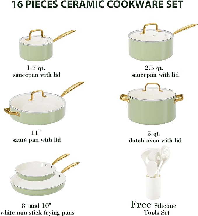 Pots and Pans Set Non Stick - Image 2