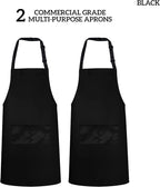 GREEN LIFESTYLE 2 Pack Chef Apron - Image 3