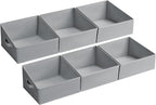 DIMJ Storage Bins for Closet, Trapezoid Storage Bins by DiMJ