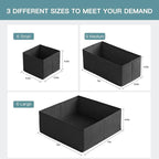 Criusia Drawer Organizer Clothes, 21 Pack Dresser Organizer - Image 2