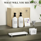 Cisily Kitchen Soap Dispenser Set Comes - Image 7