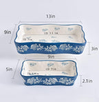 Wisenvoy Casserole dishes for oven Lasagna pan 2-Pcs Baking dish Casserole dish - Image 7