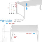 2 Pack 11” Width Expandable Kitchen Cabinet Organizer Shelves, Heavy Duty - Image 3