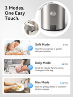 SUNLY Touchless Automatic Soap Dispenser – Clog-Free Pump, 0.2s Fast Sensor - Image 4