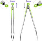 304 Stainless Steel Kitchen Cooking Tongs - Image 3