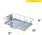 Space-Saving 3-Piece Dish Drainer Rack Set - Image 4