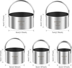 5 Pcs Professional Stainless Steel Cookie Cutters Set - Image 6