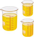Ackers Mini Glass Measuring Beaker Set, Borosilicate, 2oz 4oz 8oz Measuring Cups - Image 7