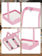 NiHome Kitchen Utensil Holder for Pot Lids & Spoons Pink Kitchen Accessories - Image 2