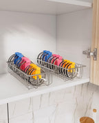 YQh 2Pack tumbler lid organizer, lid holders inside cabinet, mason jar lid - Image 5