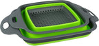 AUAUY 2 PCS Collapsible Colander Set, Square Silicone Folding Colander - Image 9