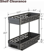 2 Pack Pull Out Spice Rack Organizer - Image 4